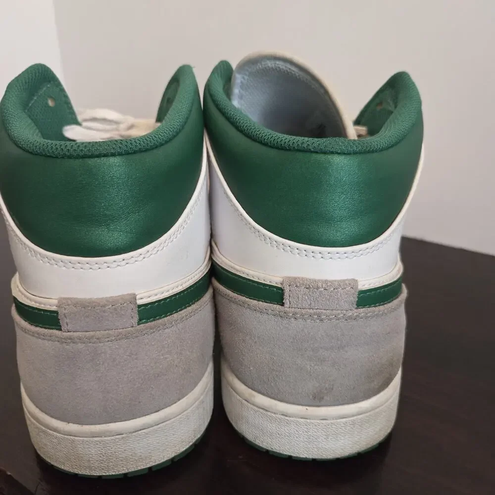 Size 13 Air Jordan 1 SE Mid Grey Pine Green DS DC7294-103